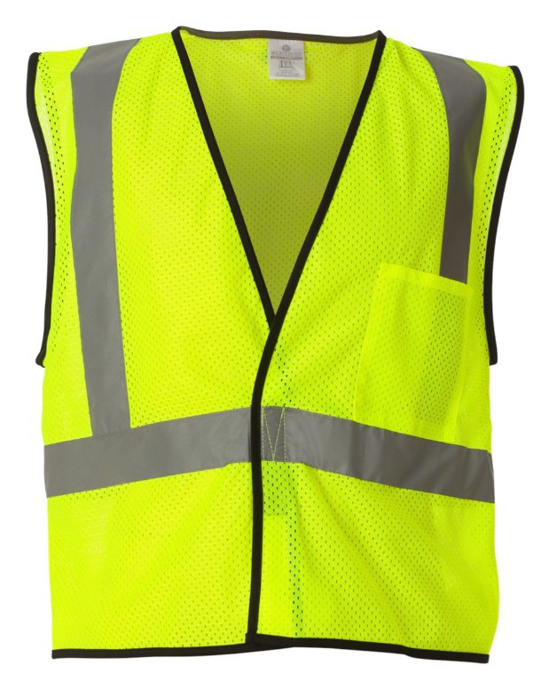 इकोनॉमी सिंगल पॉकेट हुक-एंड-लूप मेश वेस्ट