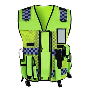 उन्नत दृश्यता चिंतनशील पुलिस सुरक्षा जैकेट